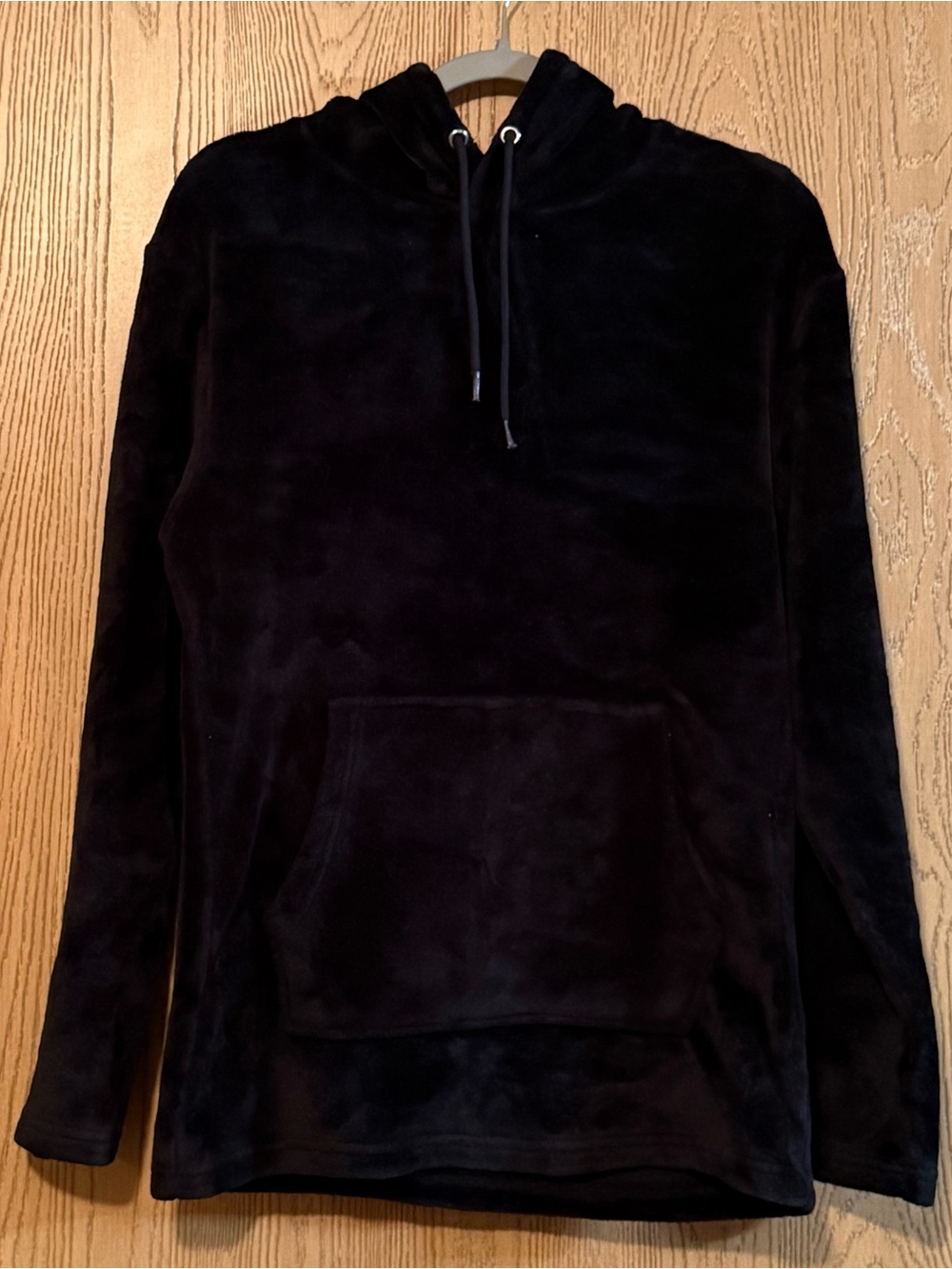 refuge Black Plush Pullover Hoodie